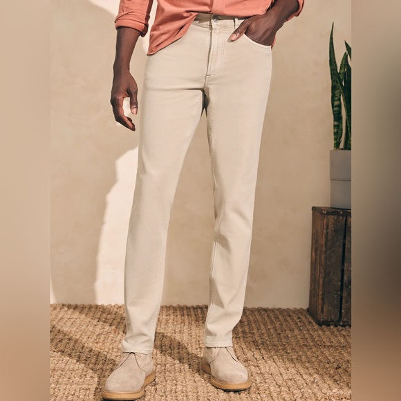 Faherty Stretch Terry 5-pocket - Picture 1 of 4